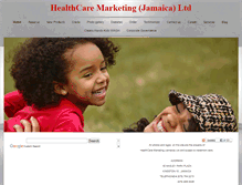 Tablet Screenshot of healthcaremarketingjamaica.com